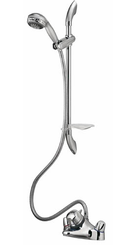 Aquamixa Thermo Combi bath shower mixer in chrome